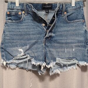 Lucky Brand Distressed Blue Jean Shorts